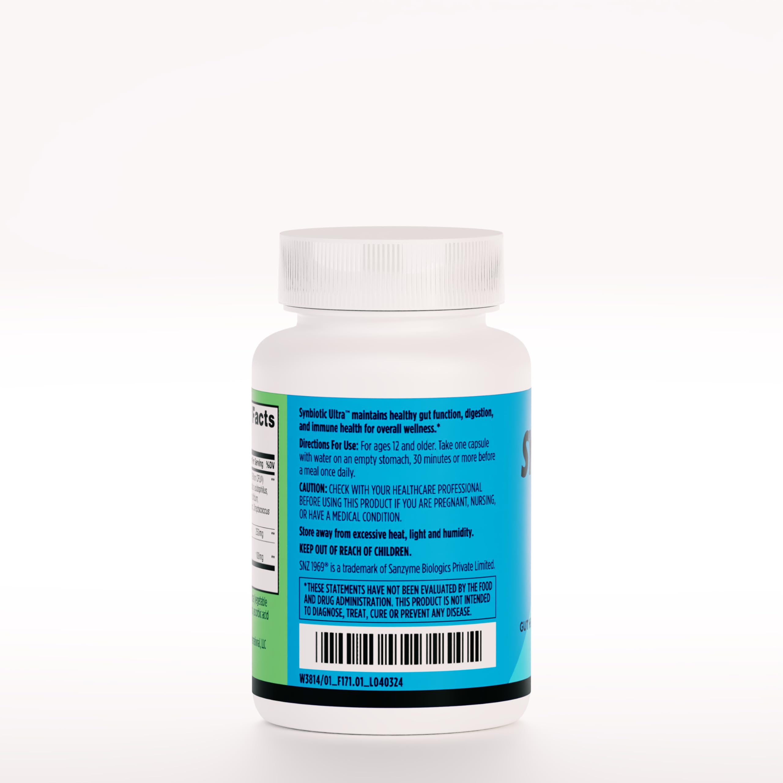 AdvoCare Synbiotic Ultra packaging on a counter ready for daily use.