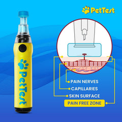 Advocate PetTest lancets designed for small blood samples with minimal discomfort.
