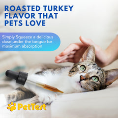 Advocate PetTest Methyl B12 drops precision-dose bottle for daily use.