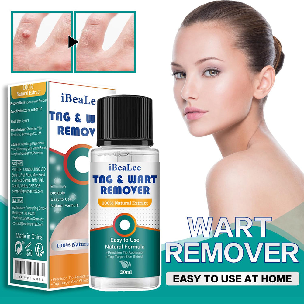 AEDNX Wart Remover brush applying liquid directly to the wart for precise coverage.