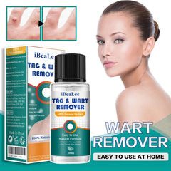 AEDNX Wart Remover brush applying liquid directly to the wart for precise coverage.