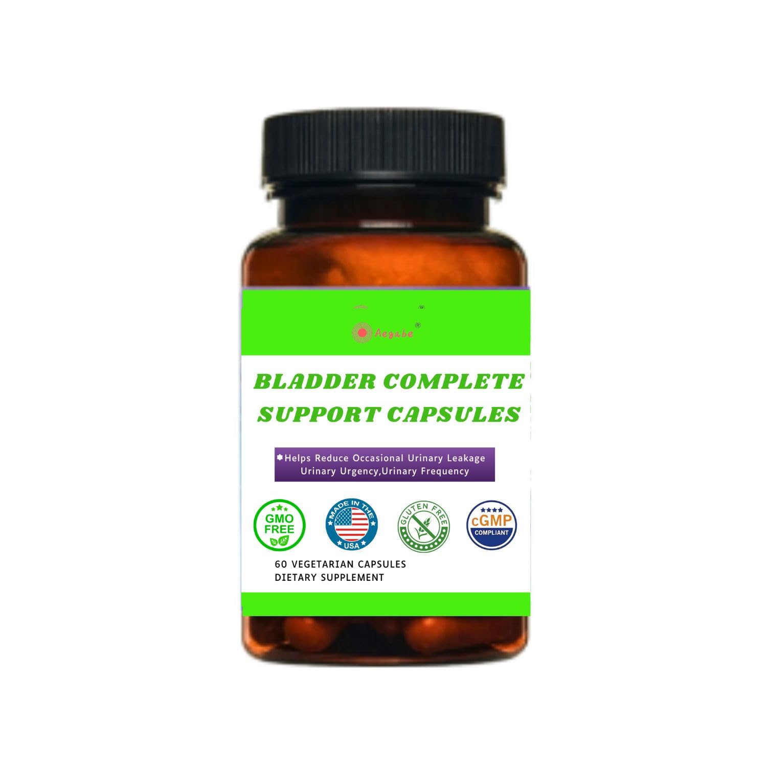 aegabe bladder control bottle pour demonstrates a daily routine for urinary comfort