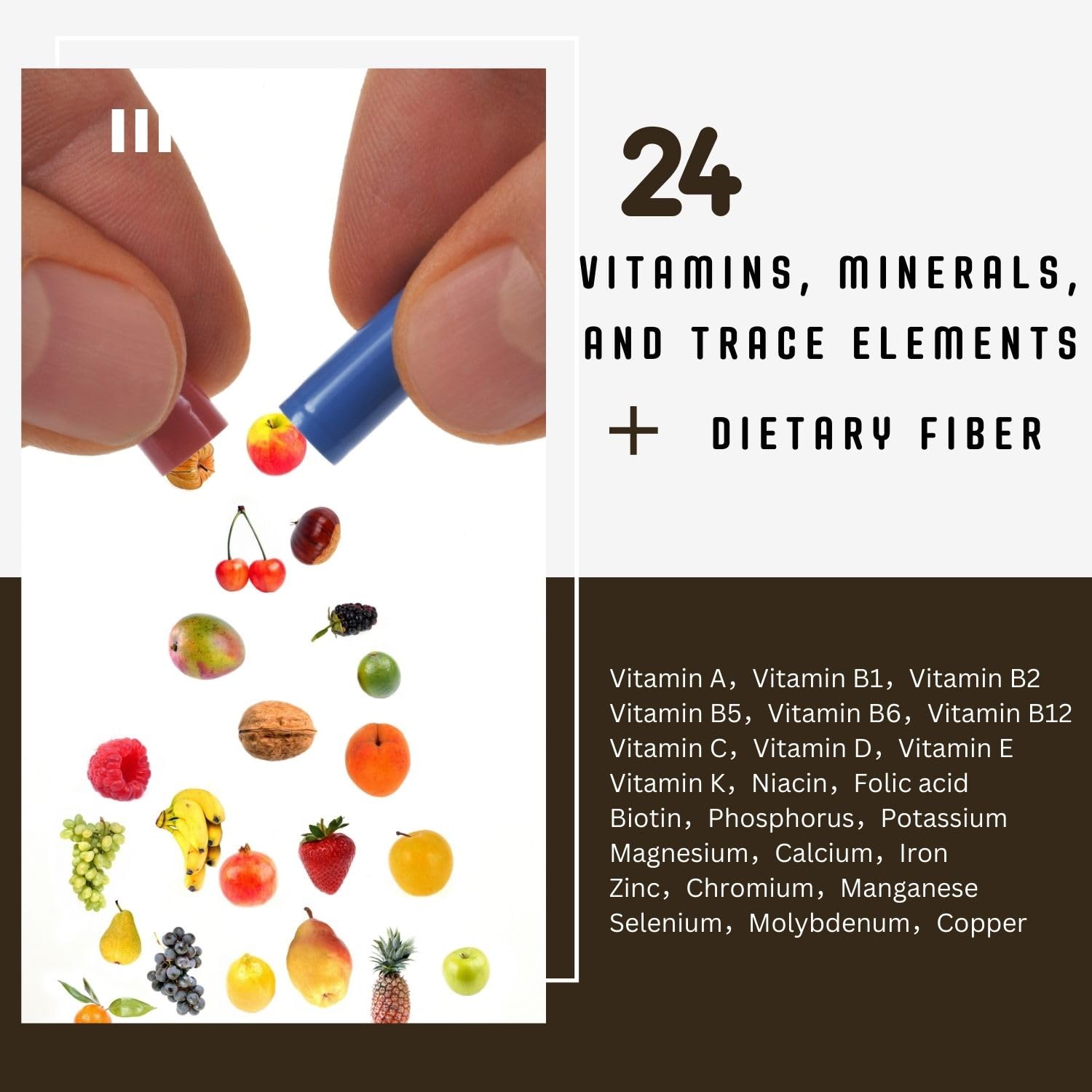 aegabe-fruit-blend-ingredients featuring 18 fruits for antioxidant support