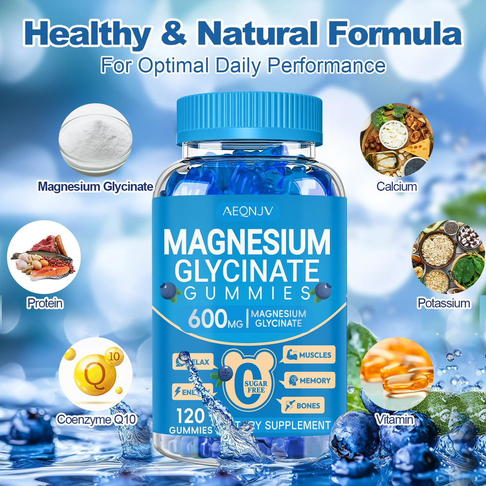 AEQNJV Easy-dispensing gummies shown for simple daily intake.
