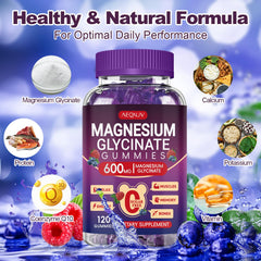 AEQNJV raspberry-flavored gummy close-up promotes easy, enjoyable supplementation.