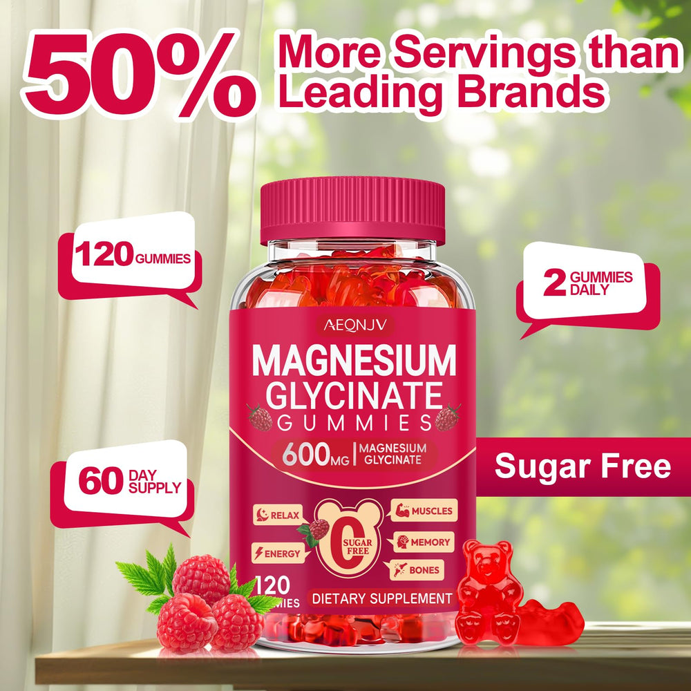 AEQNJV chewy gummy texture ideal for easy daily supplementation.
