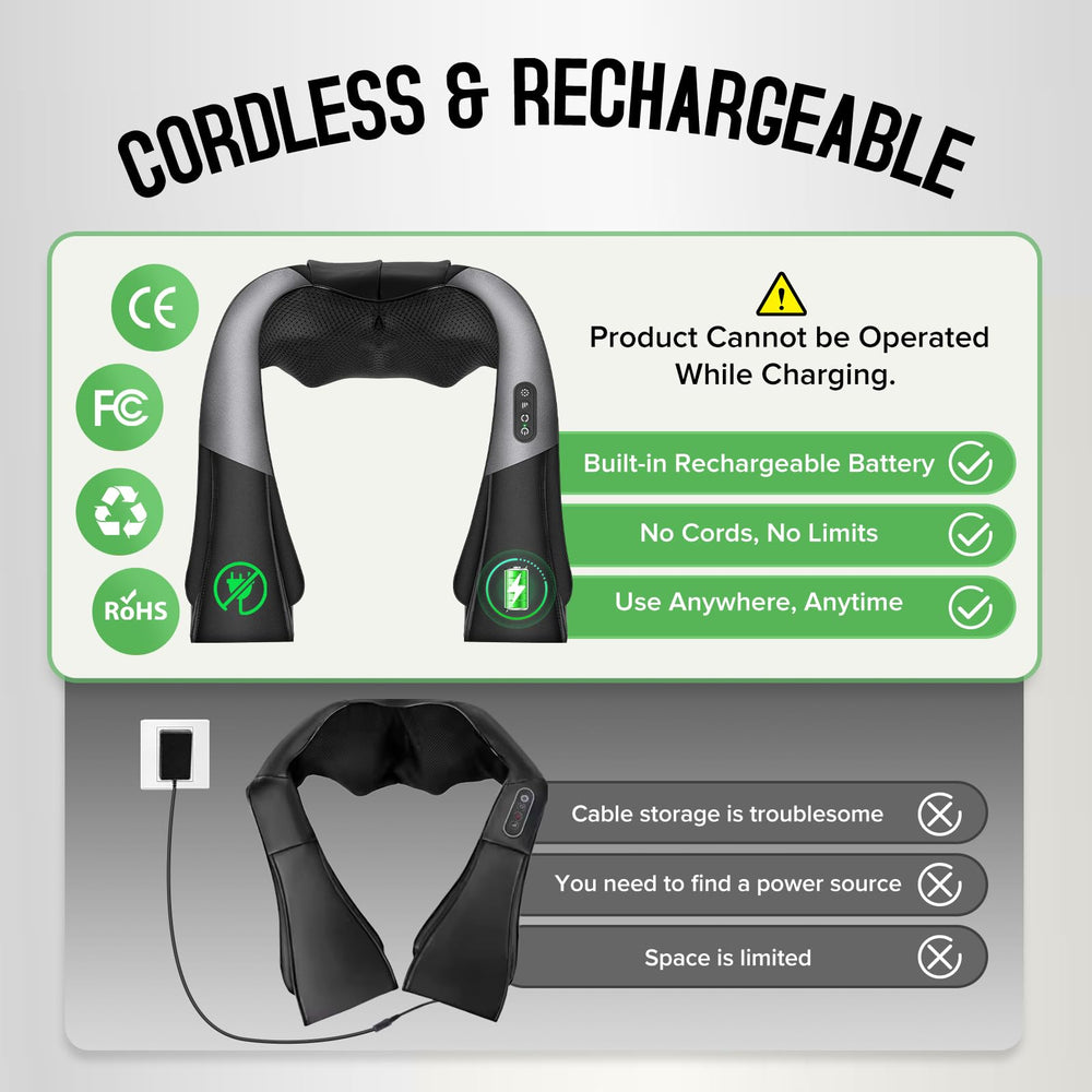 AERLANG compact massager with USB-C charging for easy travel