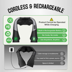 AERLANG compact massager with USB-C charging for easy travel