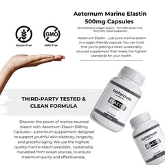 Aeternum Elastin sustainably sourced marine elastin for responsible choice.