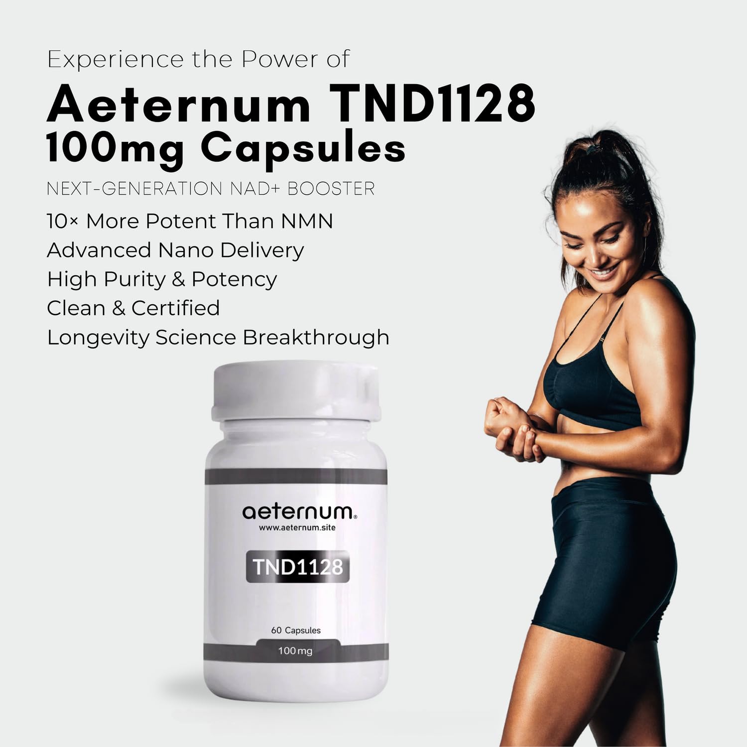 Capsules being poured to illustrate easy daily use