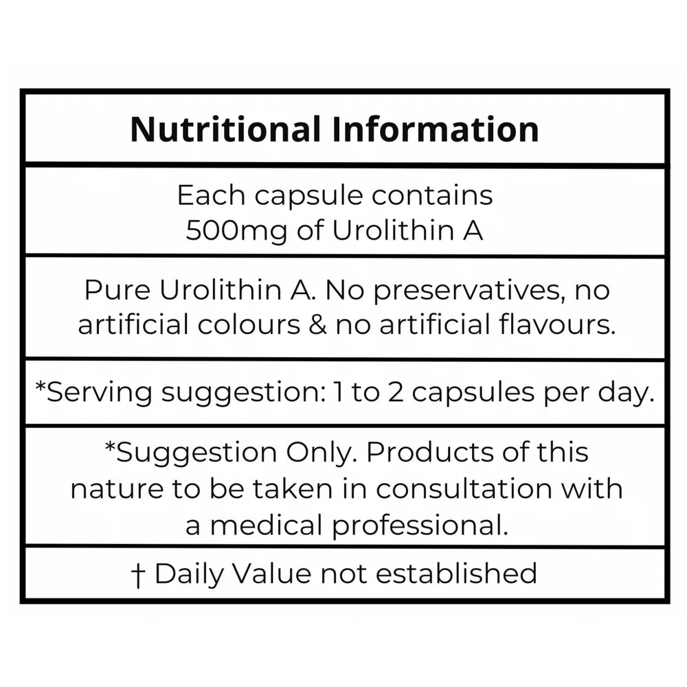 Aeternum UA bottle with clear label supports additive-free supplementation.