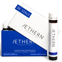 AETHERN bottle pour shows easy daily hydration.