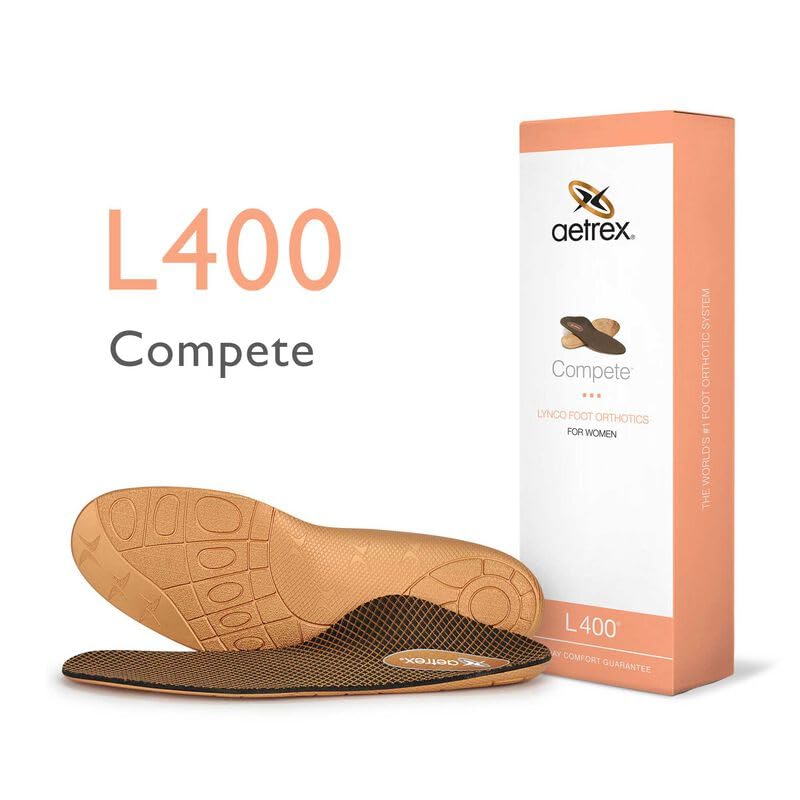 Aetrex L400 Pro-Shox easy-care insoles are quick to clean.