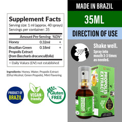 AFC Japan Brazilian Green Propolis Spray mist for easy daily application