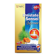 AFC Japan Prostate Sensei vitamin E softgel provides antioxidant support and hair health.