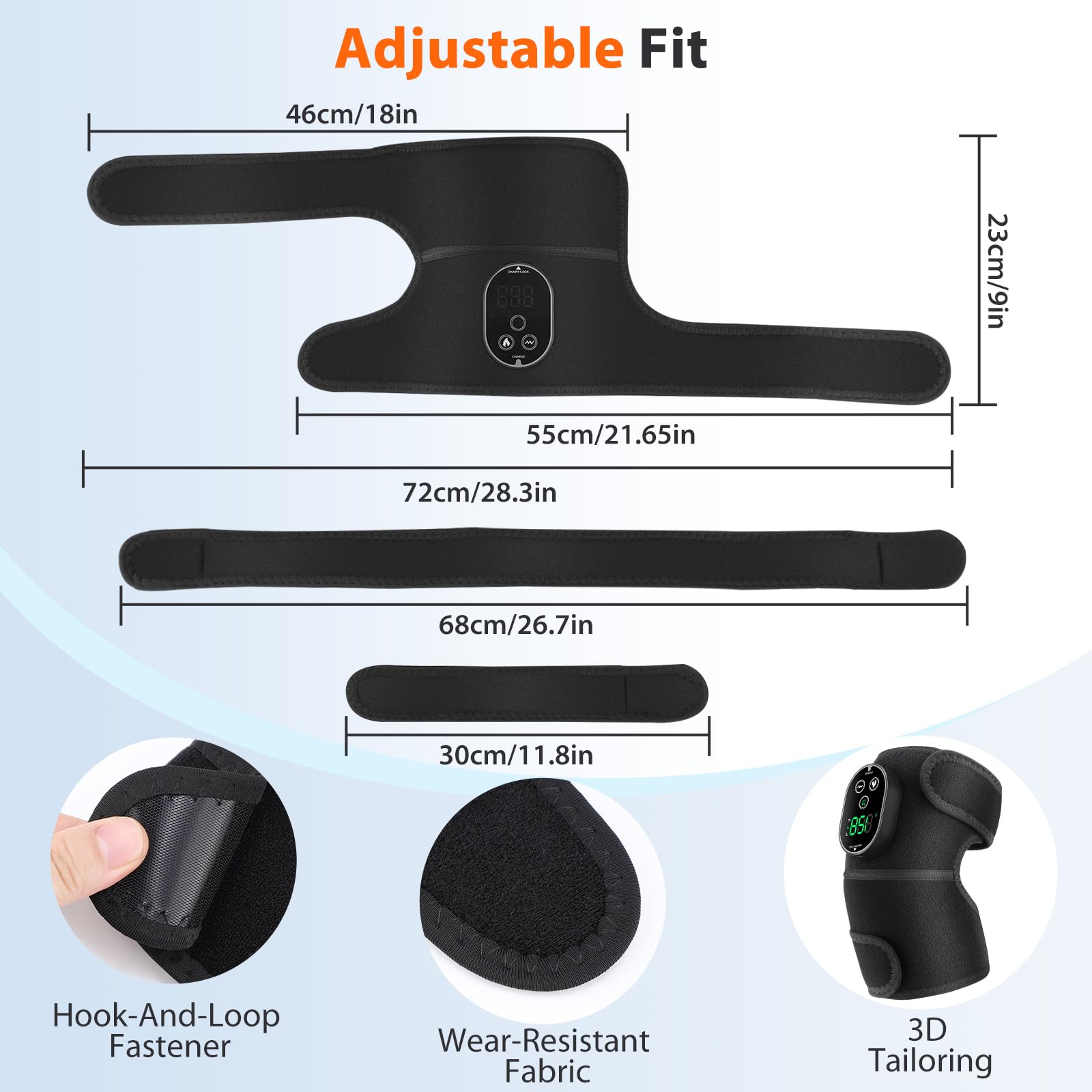 AFDEAL charging cable included uses 5V/2A for reliable power