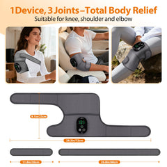 AFDEAL knee wrap ergonomic straps for a secure, flexible fit