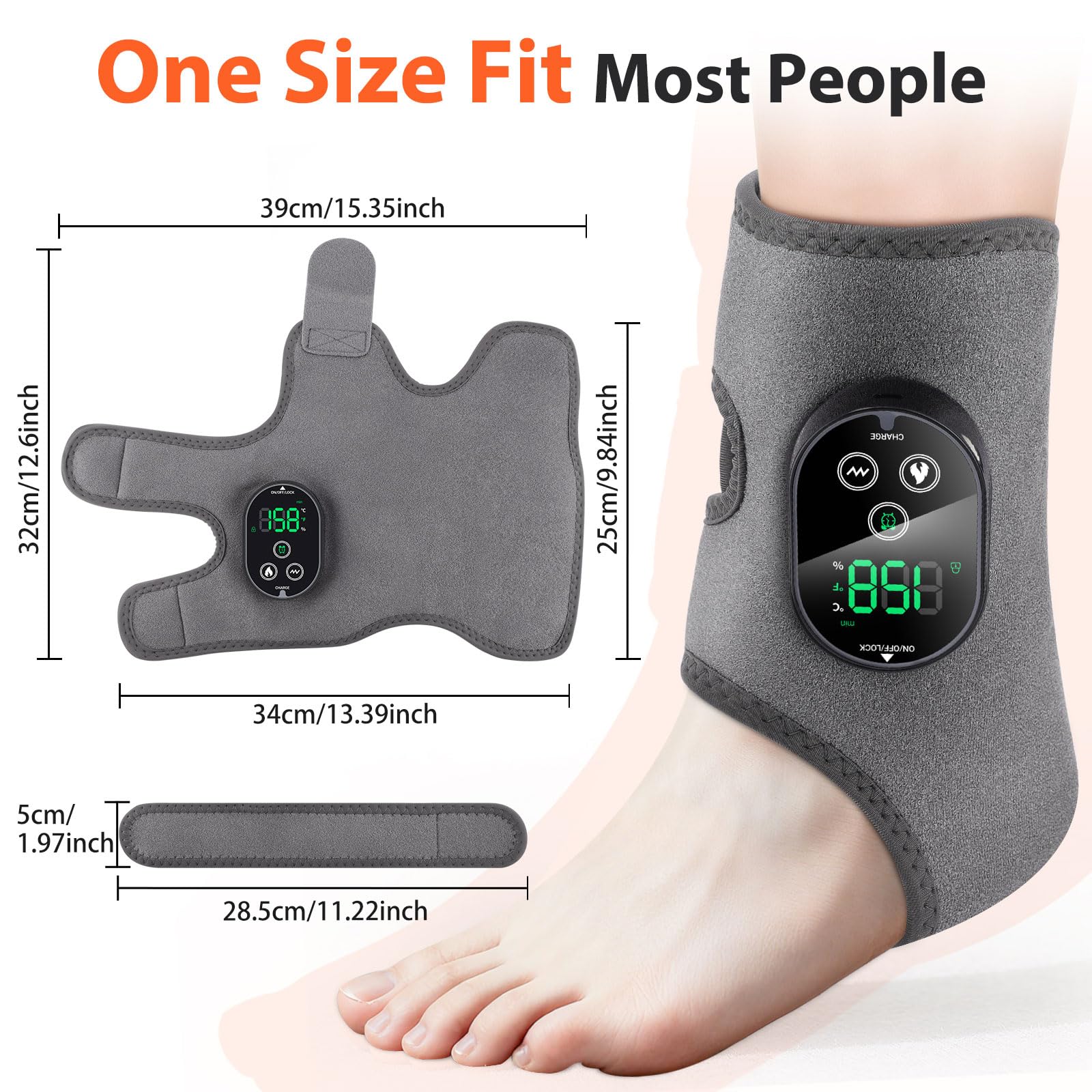 AFDEAL ultralight massager weighing 0.7 lb for easy carry.