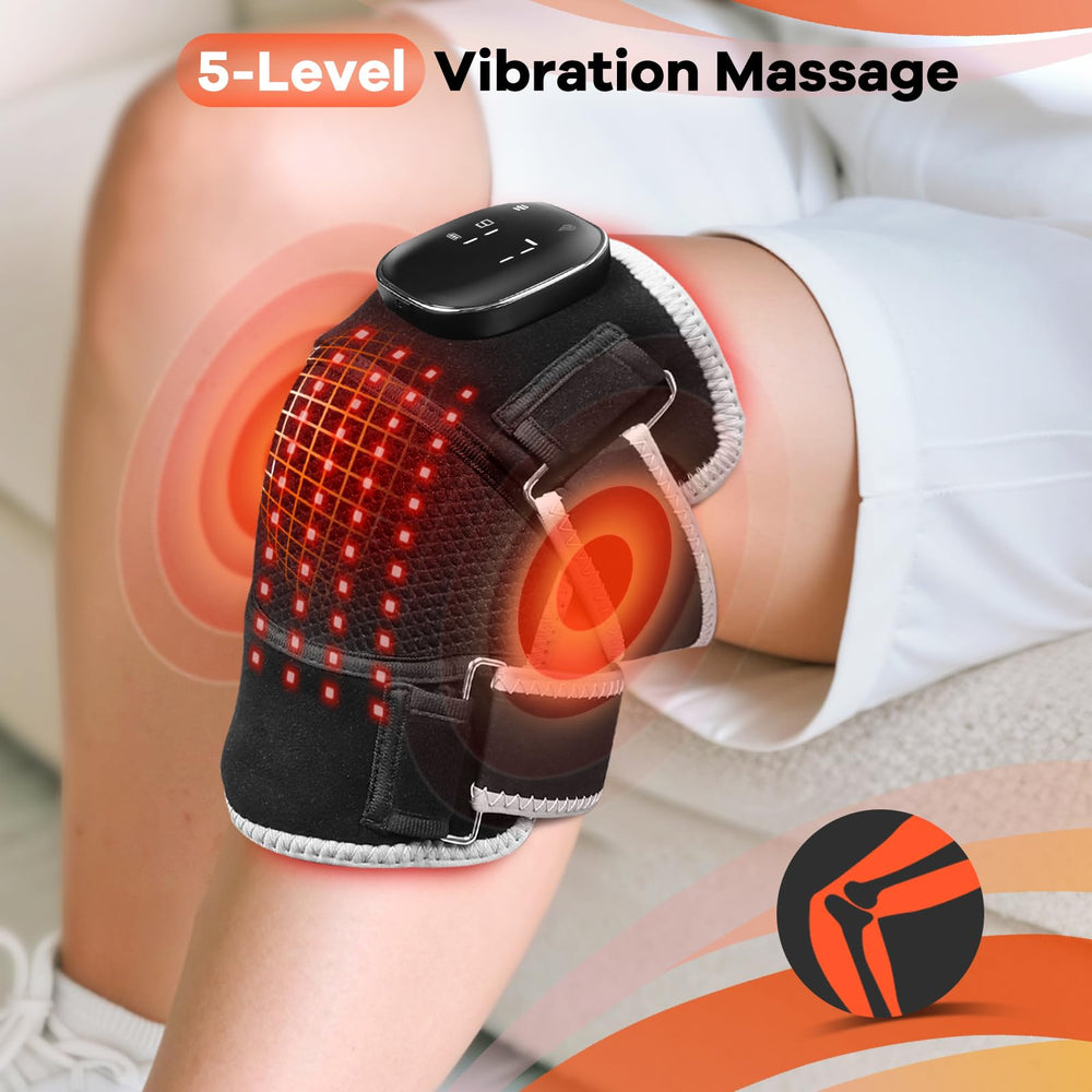 AFFLAT knee brace dual-wavelength therapy reaches surface and deep tissues