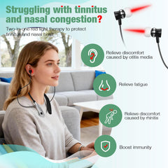 AFFLAT red light ear canal for gentle ear care.