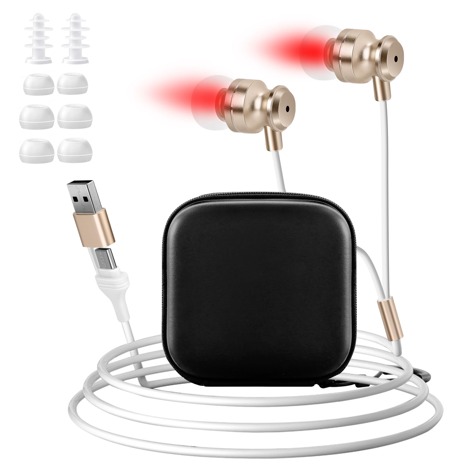 AFFLAT Upgraded 2-in-1 red light ear-nose device for targeted comfort.