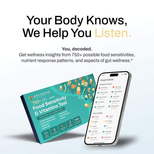 AFIL at-home wellness kit visual shows easy, non-invasive testing at home.