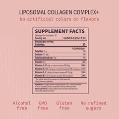 AFT Age Repair liquid collagen shown inside a sachet ready to mix.