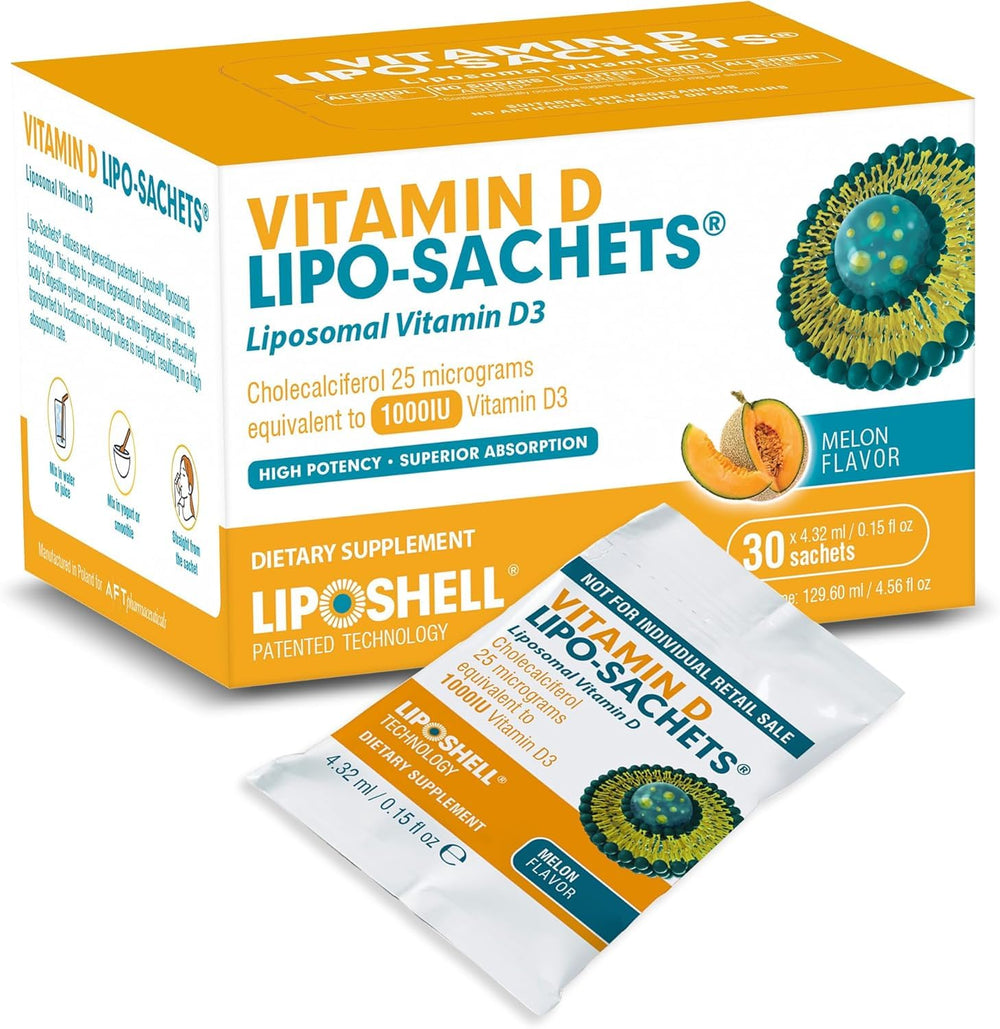 AFT Pharmaceuticals Lipo-Sachets bottle front for on-the-go immune support