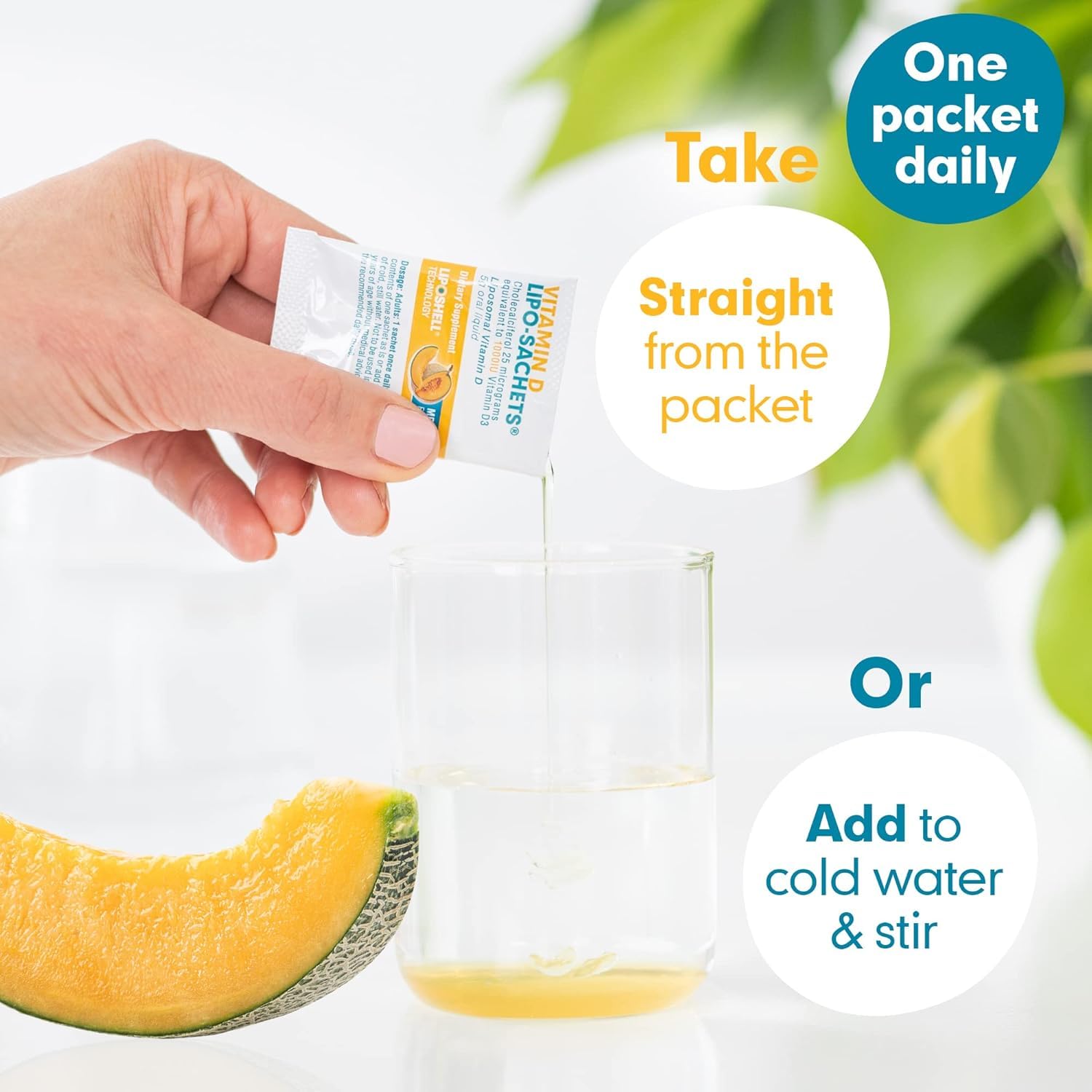 AFT Pharmaceuticals Lipo-Sachets melon flavor sachet ready to mix