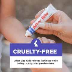 After Bite Kids sodium bicarbonate cream, gentle formula for sensitive skin.