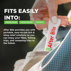 After Bite Outdoor Formula label shows 2% Diphenhydramine HCl for itch relief