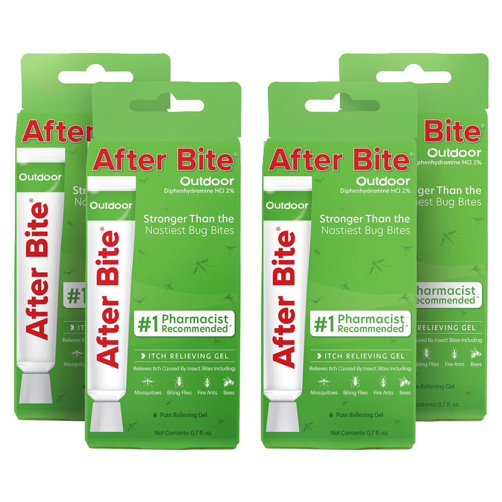 After Bite Outdoor Formula gel-application on skin for fast itch relief