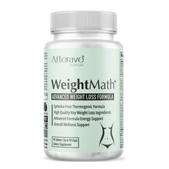 Afterave Essentials WeightMath bottle front showing energy support
