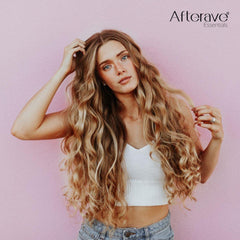 Afterave Essentials HairBeyond packaging box on display with product branding