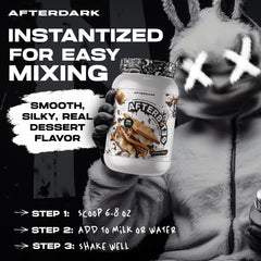 AFTERDARK AfterBites USA-made protein powder with third-party testing