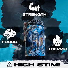 AFTERDARK INHUMAN vegan gluten-free label reinforces clean, allergen-free performance support.
