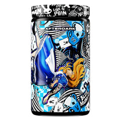 AfterDark INHUMAN Void bottle closeup showing premium labeling and energy potential.