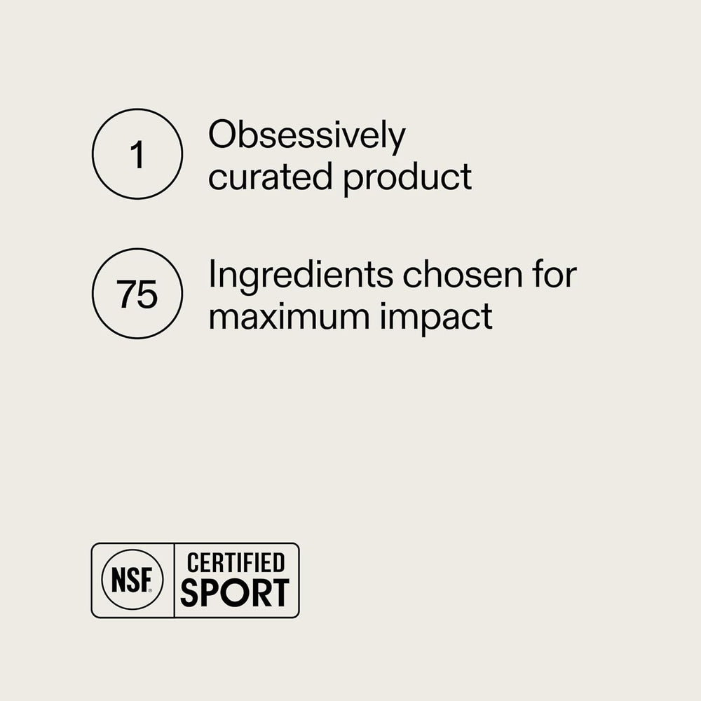 AG1 ingredients greens-probiotics blend showcases diverse nutrients and gut-supporting components.