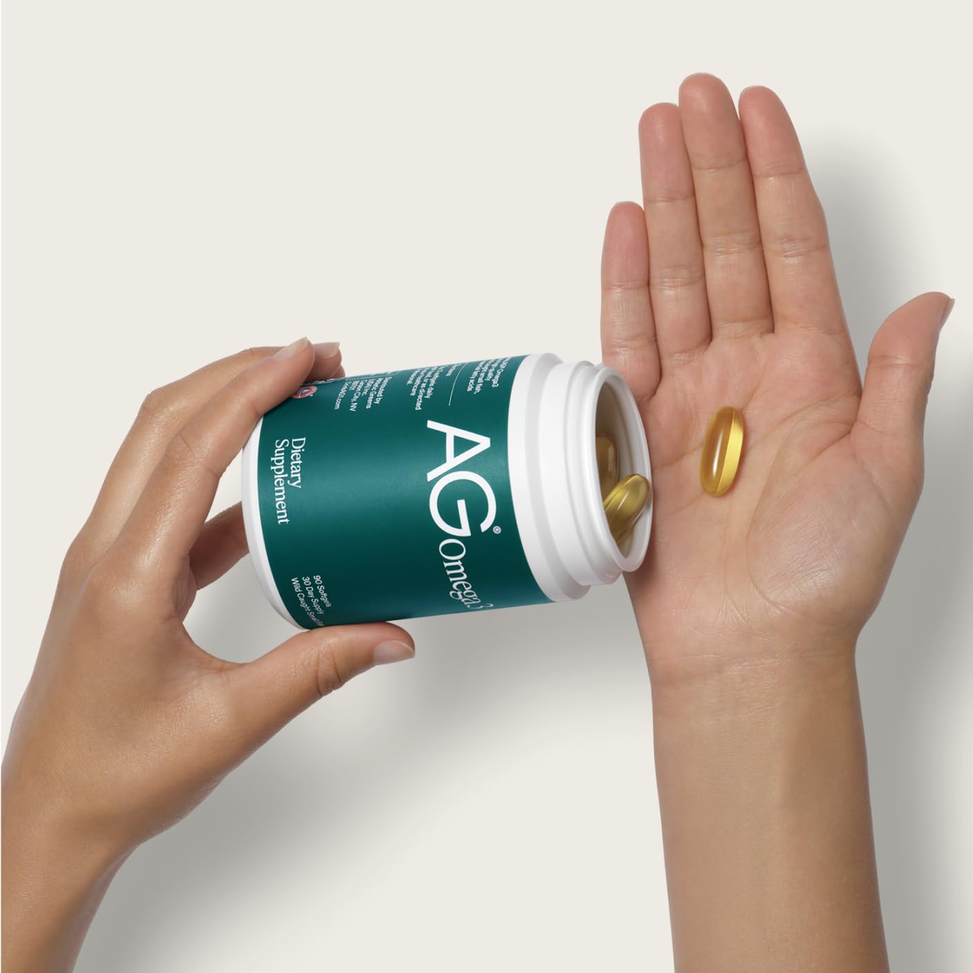 AG1 Omega3 molecularly distilled for purity and quality