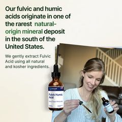 AgeImmune Fulvic Humic Acid USA made mineral blend on counter