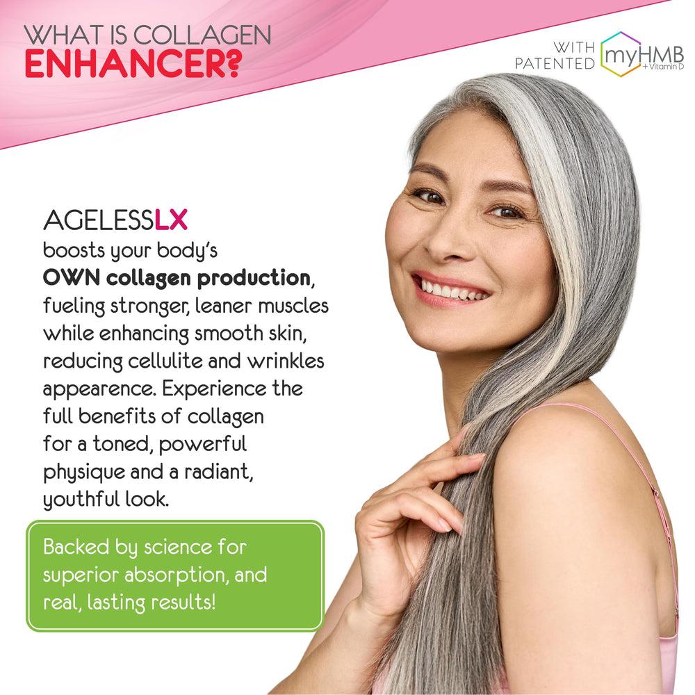 Close-up of glowing skin after using AgelessLX.