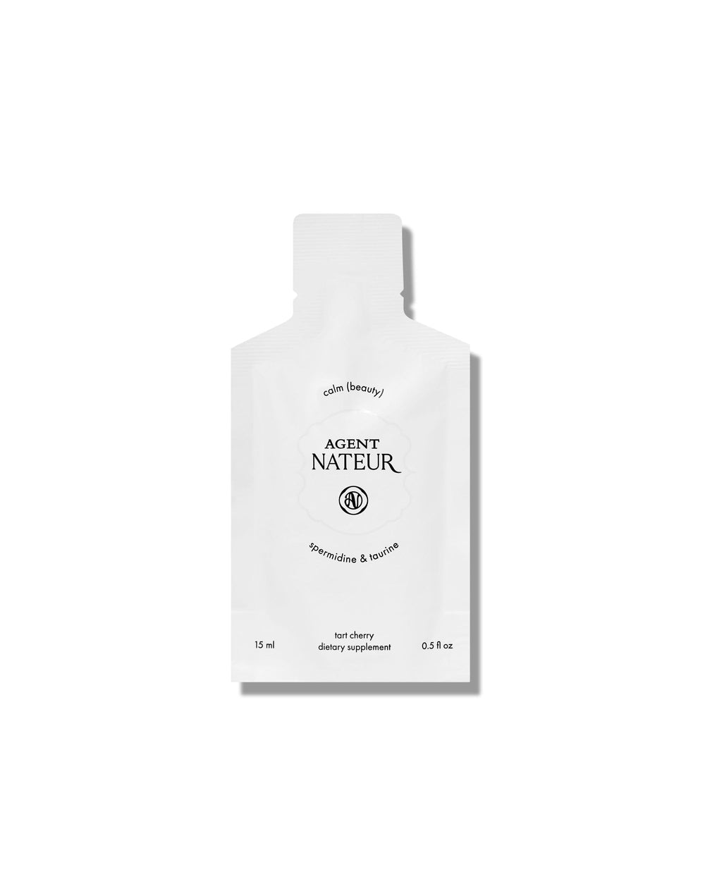 Agent Nateur Calm ingredients list showing GABA and L-Theanine benefits.