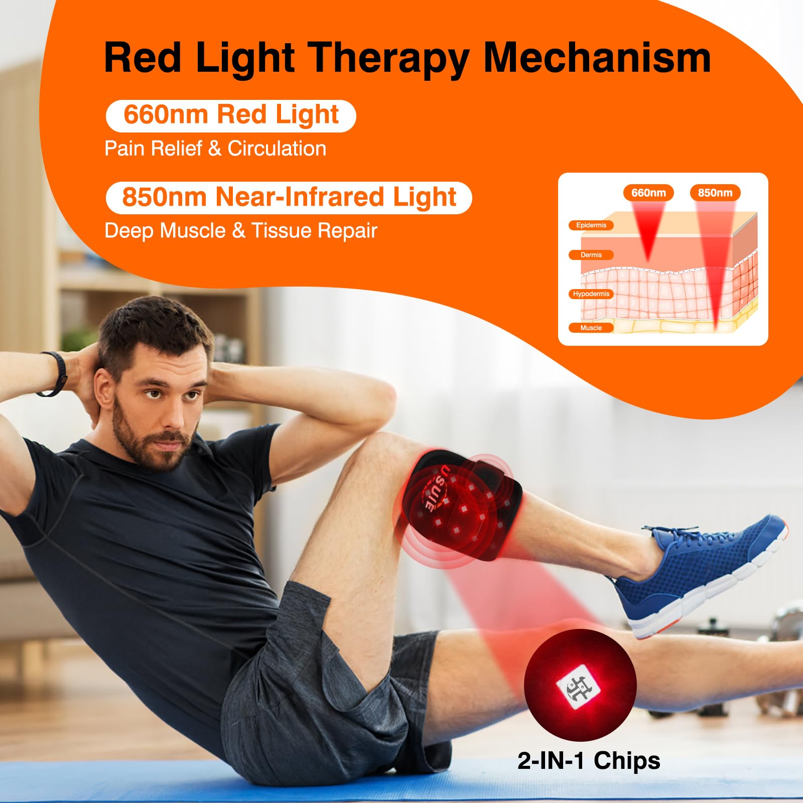 agiogio 880nm infrared light delivers deeper warmth for joint comfort