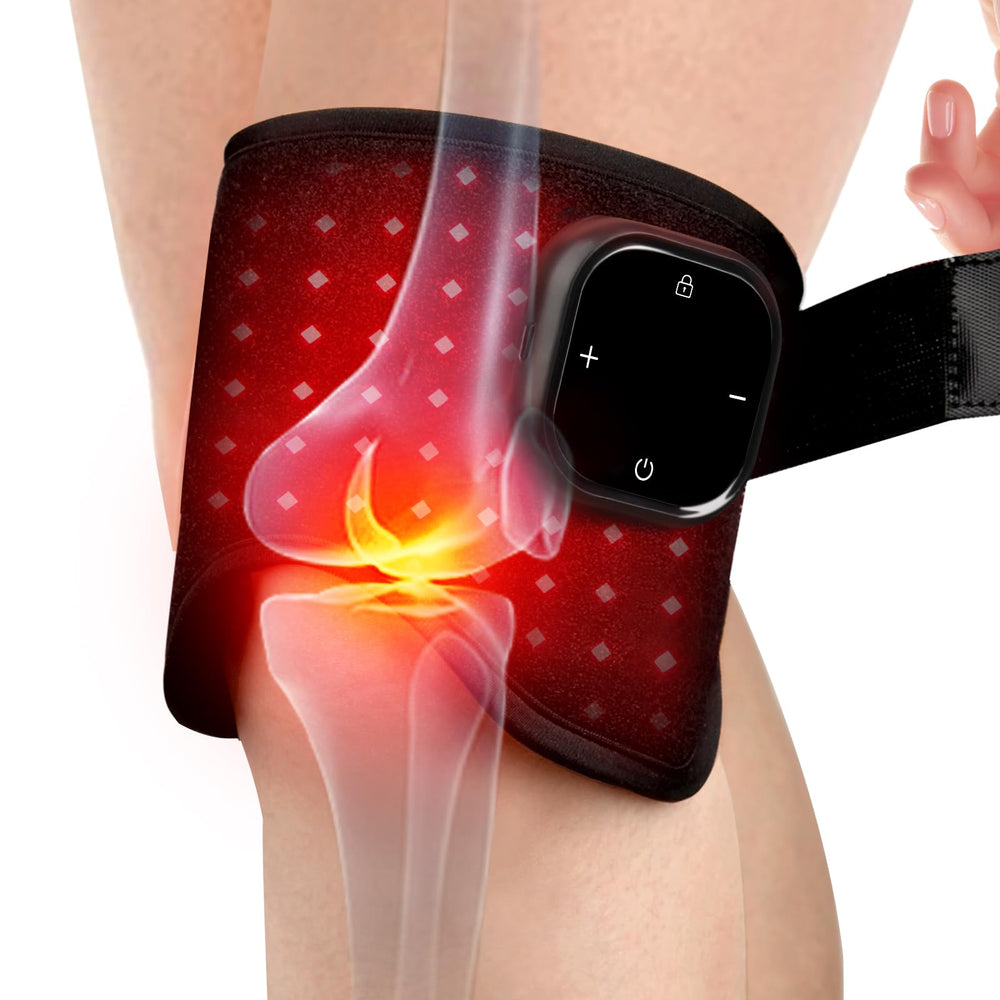 agiogio cordless-red-light-knee-device provides targeted relief for joints and muscles