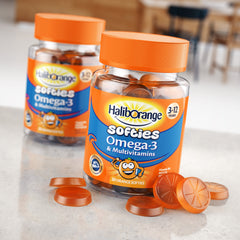 Agltp Haliborange kids multivitamin softies packet ready for school bags