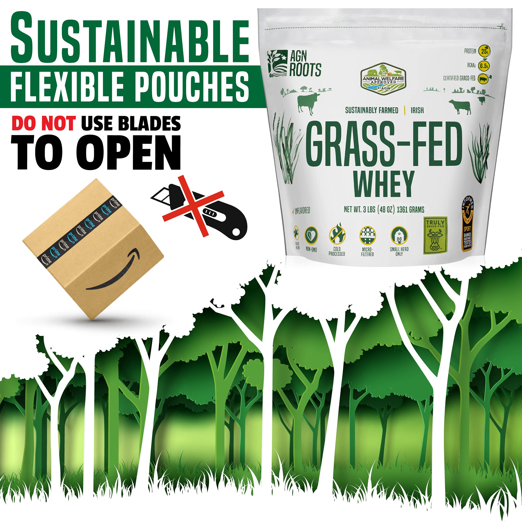 AGN Roots whey with high BCAA content supports recovery possibilities.