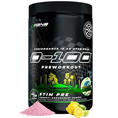 AGNB 0-100 pre-workout tub front showcases Citrus Tsunami branding for energy