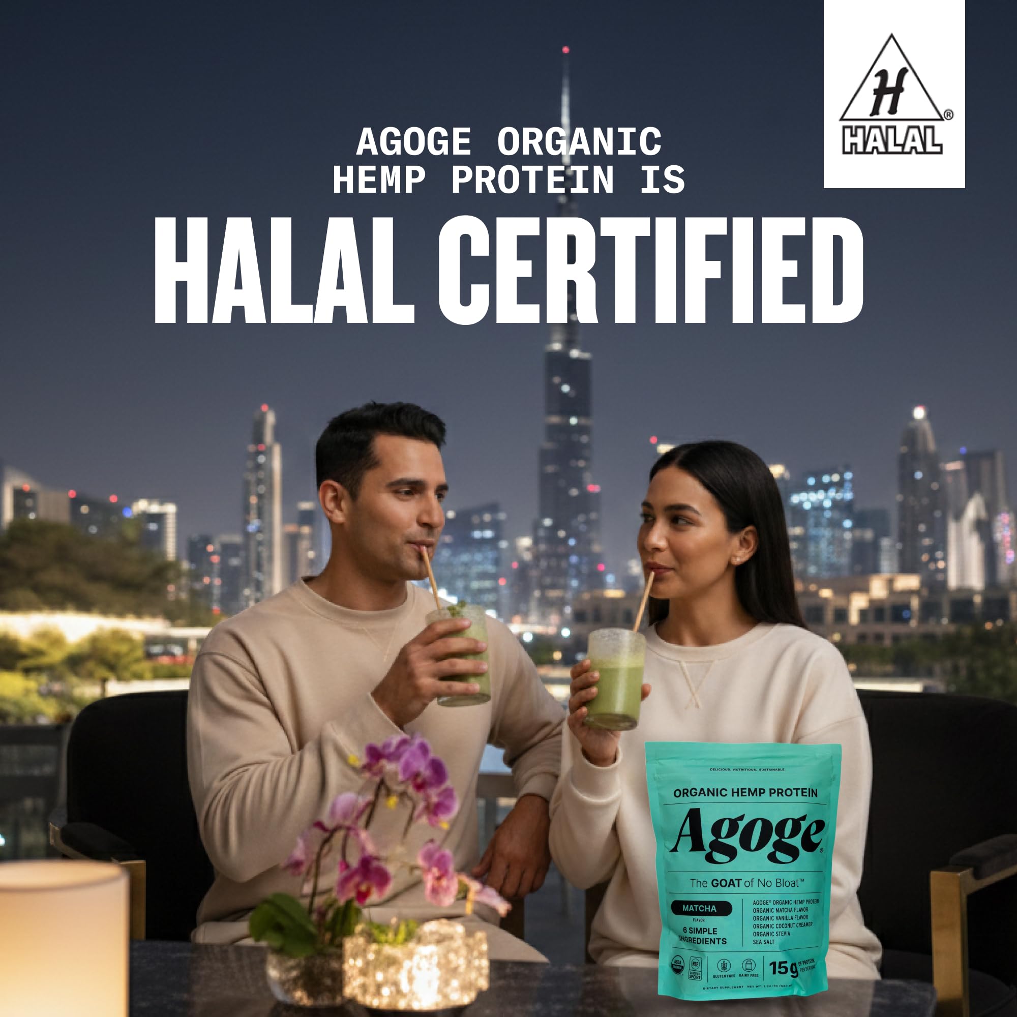 Agoge Clean Powder Packaging — premium look and safe storage.