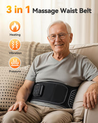 AGPTEK cordless back brace with lumbar support for daily comfort.