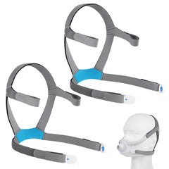 AHIYIYI CPAP headgear for AirFit F40 shows compatibility for stable sleep airflow